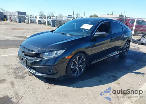 2020 Honda Civic Sport из США, поврежденный, VIN 2HGFC2F81LH536077